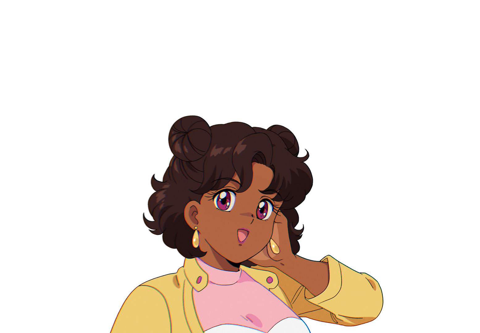 Reina, head cook, in official character artwork
